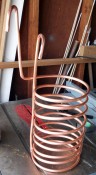 Stretch the coil to form the chiller.
