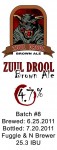 Zuul Drool Label